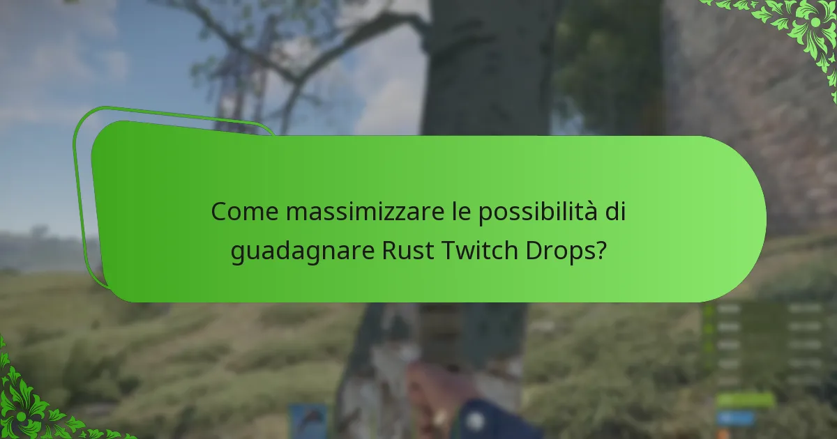 Quali skin sono disponibili tramite i Rust Twitch Drops?