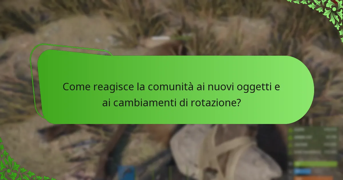 Quali sono gli ultimi aggiornamenti di rotazione per il Rust Item Store?