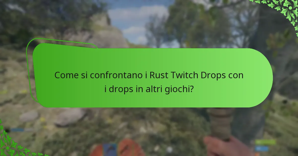 Quali eventi promozionali presentano i Rust Twitch Drops?