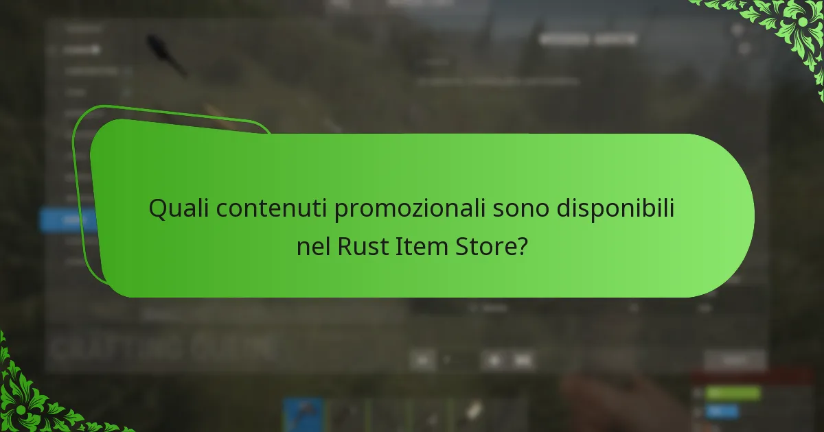 Qual è la struttura dei prezzi degli oggetti nel Rust Item Store?